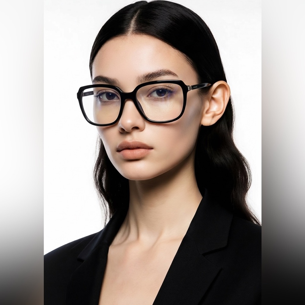 New Authentic Prada SPR 10V 1AB-09H Women’s Fashion Glasses – Black - Picture 4 of 15